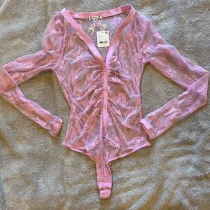 Free People lace bodysuit